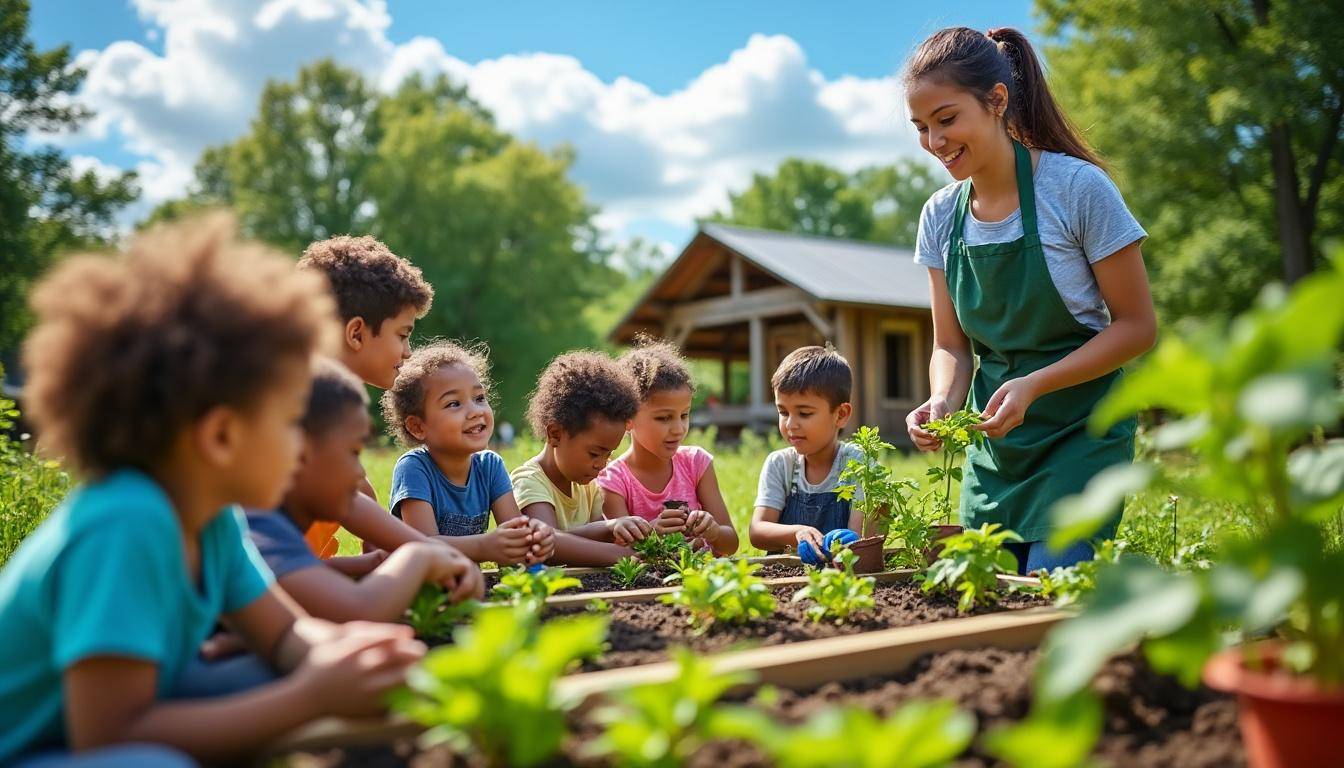 discover how a day camp cultivates agricultural knowledge in children while allowing them to enhance their teaching skills. join us for an enriching experience that combines hands-on learning with personal development.
