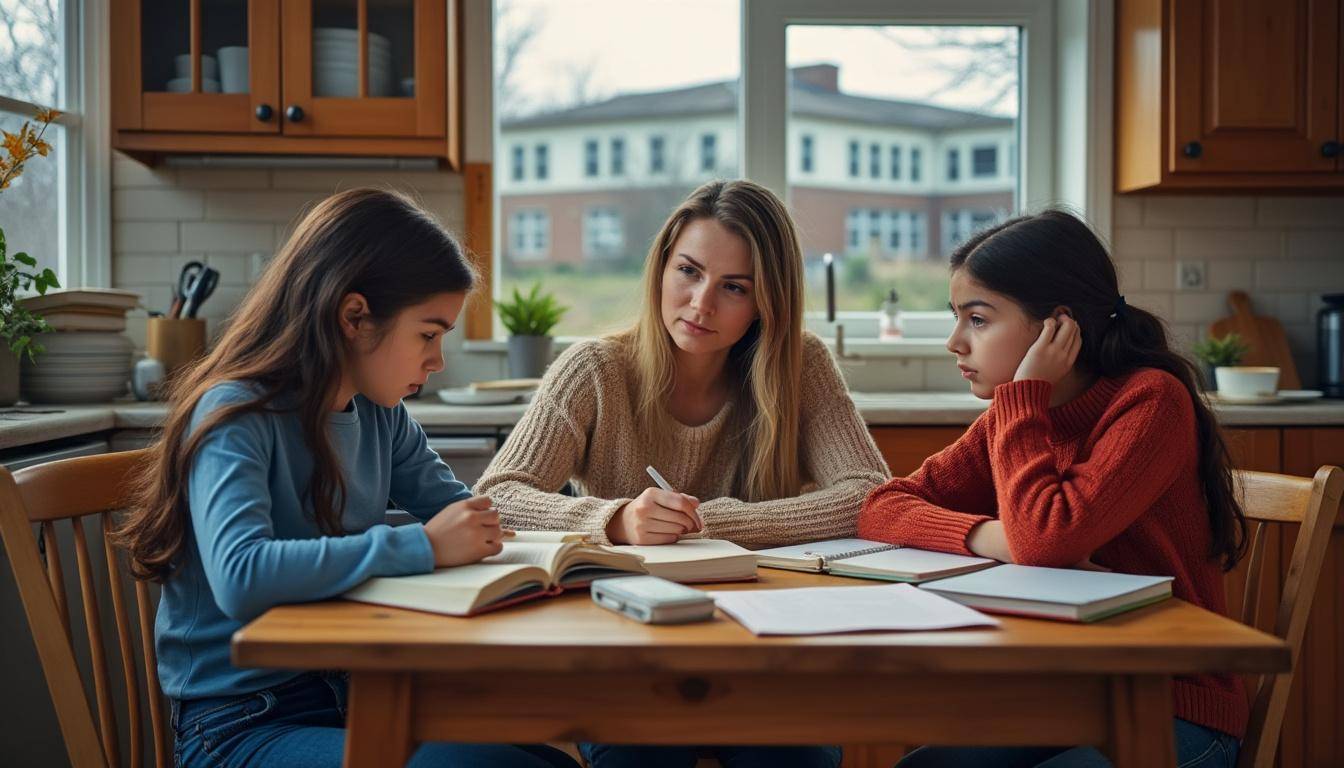 follow a mother's heartfelt journey as she supports her daughters through the challenges of school refusal, shedding light on the struggles families face within a failing educational system.