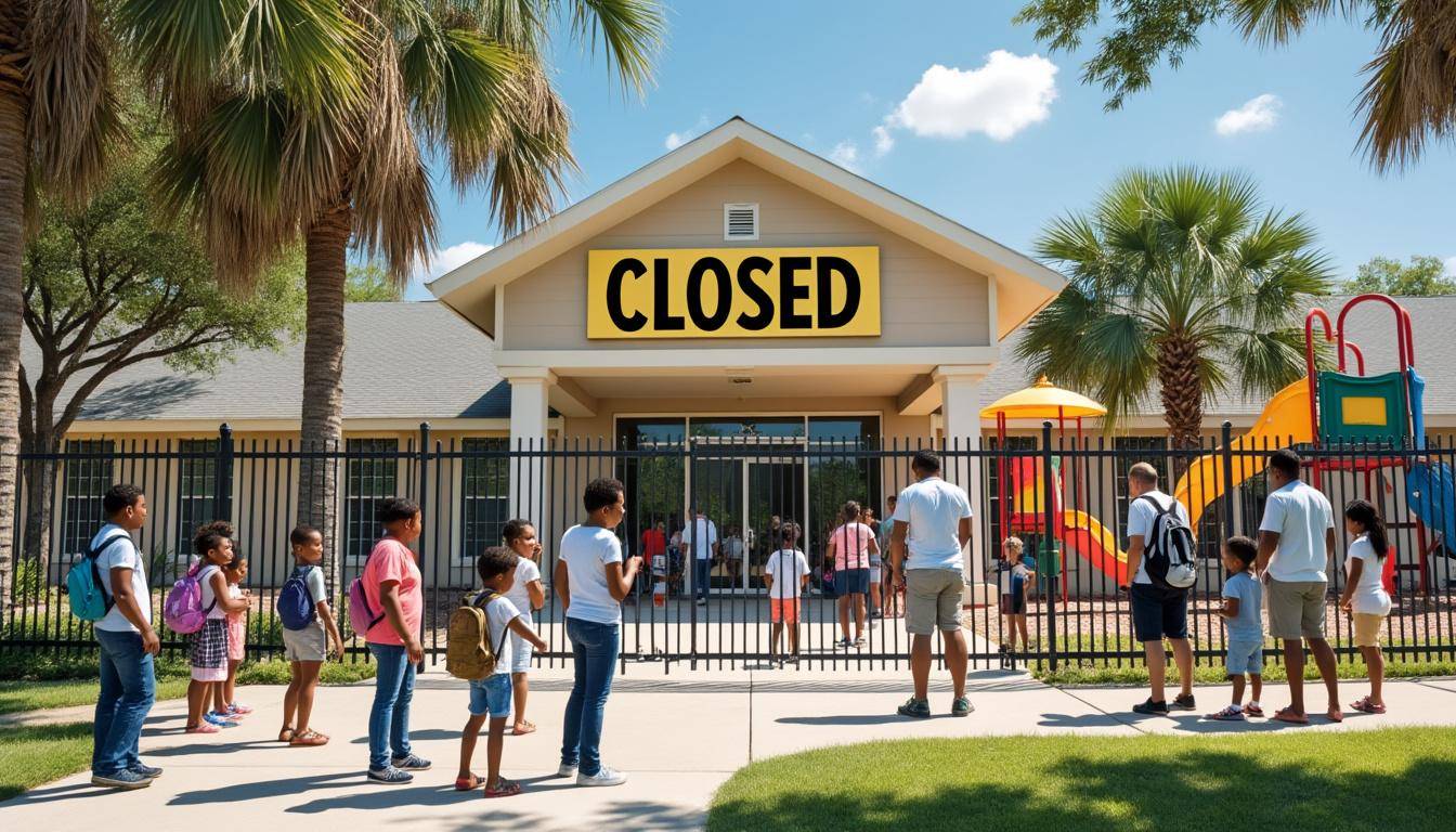 texas struggles with a worsening child care crisis as head start centers close due to the ongoing government shutdown, impacting thousands of families.