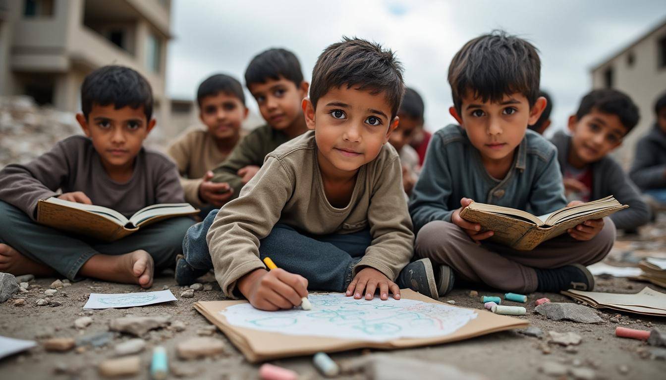 explore the challenges faced by yemen's lost generation growing up without access to classrooms, highlighting the impact on education and future opportunities.
