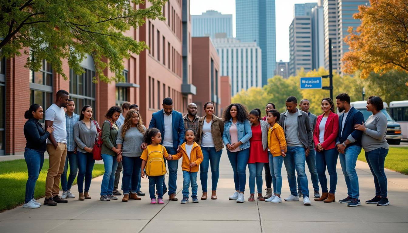 as immigration agents increase efforts in chicago, local communities come together to guarantee safe and secure access to schools for all children.
