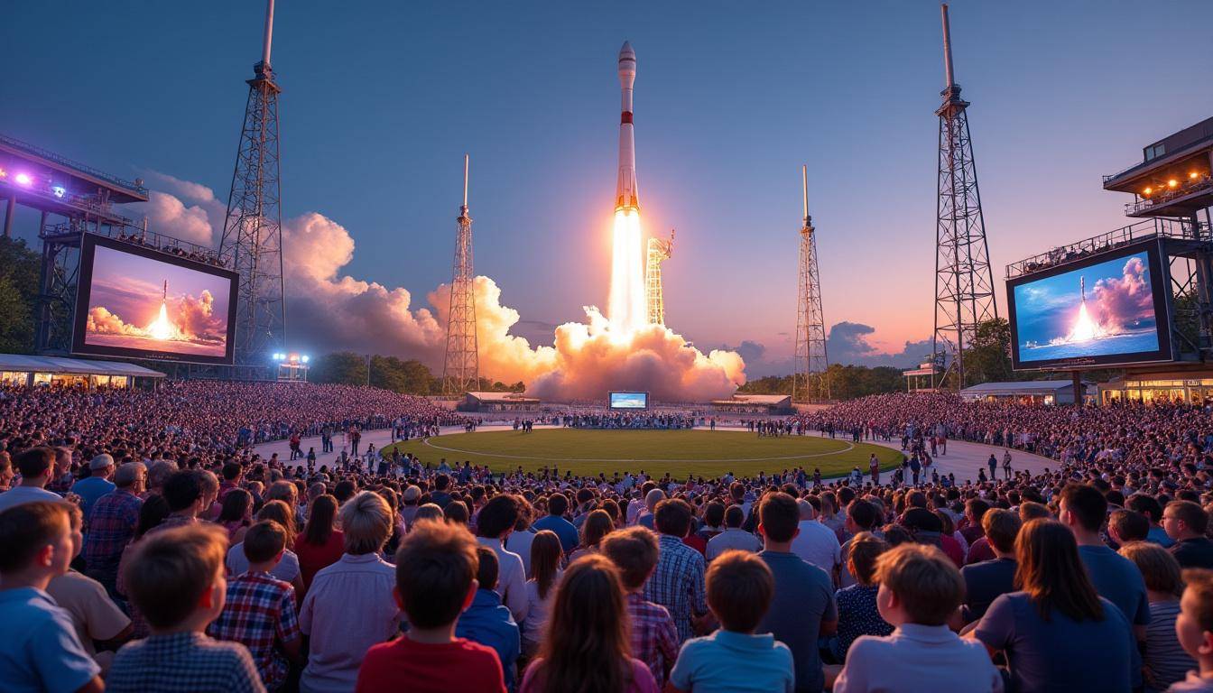 join the u.s. space & rocket center's exciting watch party to celebrate the artemis ii launch. experience thrilling space exploration events and community fun!