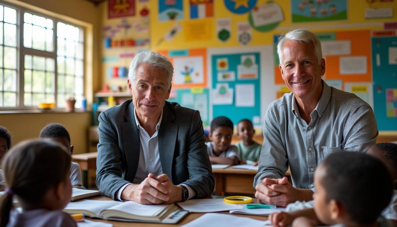 mitch albom and anderson cooper visit haiti's 'tuesdays' orphanage, exploring the lives and stories of the children who call it home.