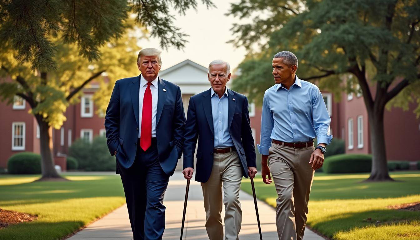 explore the deeper meaning behind trump mocking biden and obama's walks, revealing insights into their personalities and leadership styles.